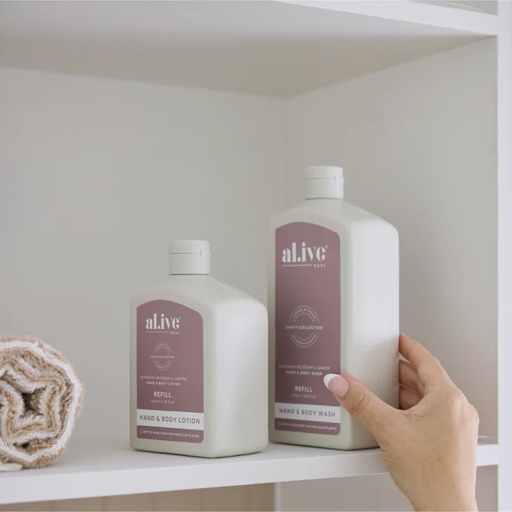 Al.ive Body - 1L Wash Refill - Raspberry Blossom & Juniper