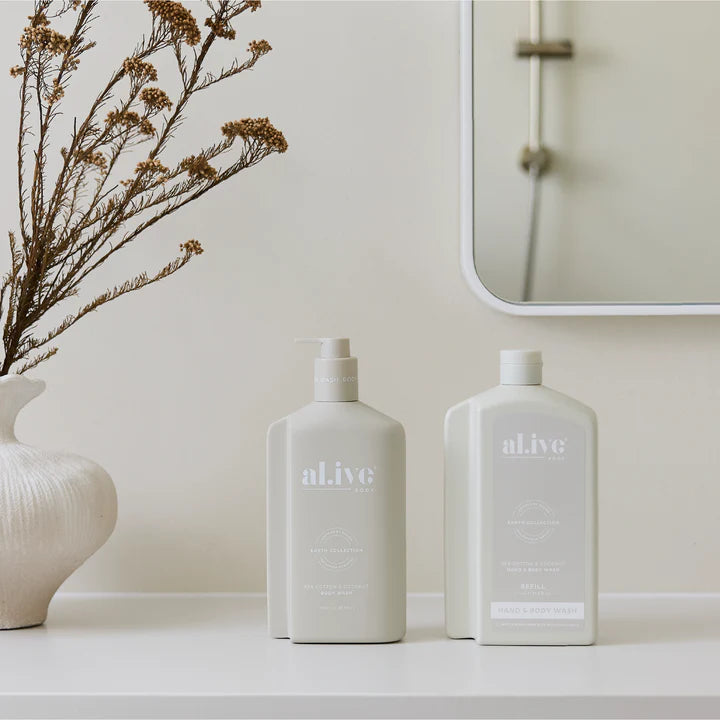 Al.ive Body - 1L Wash Refill - Sea Cotton & Coconut