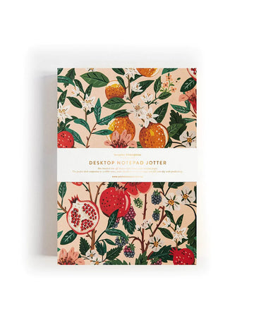 Bespoke Letterpress - Pomegranate Notepad Jotter