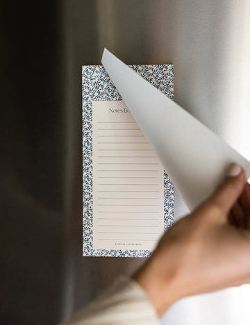 Bespoke Letterpress - Bluebloom Ivy Notes & Memos List DL Notepad