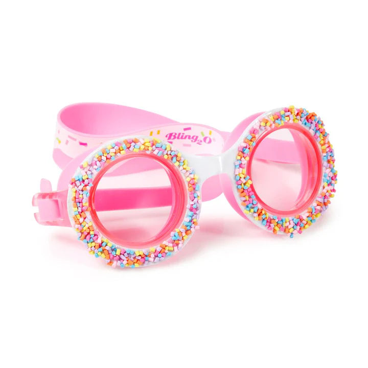 Bling2O - Creme Pink Do Nuts 4 U Swim Goggles
