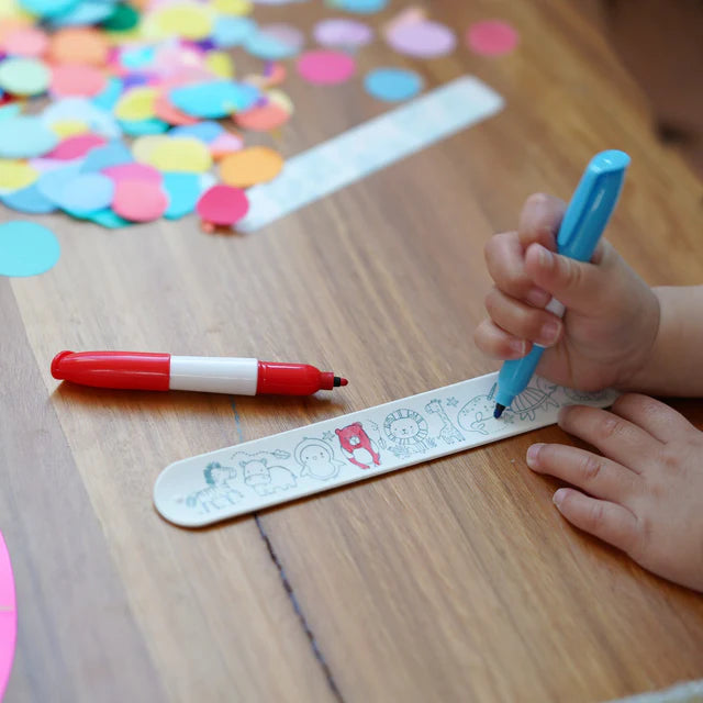 HeyDoodle - Sketchband - Reusable Colouring & Doodle Slap Bracelet - Into The Wild
