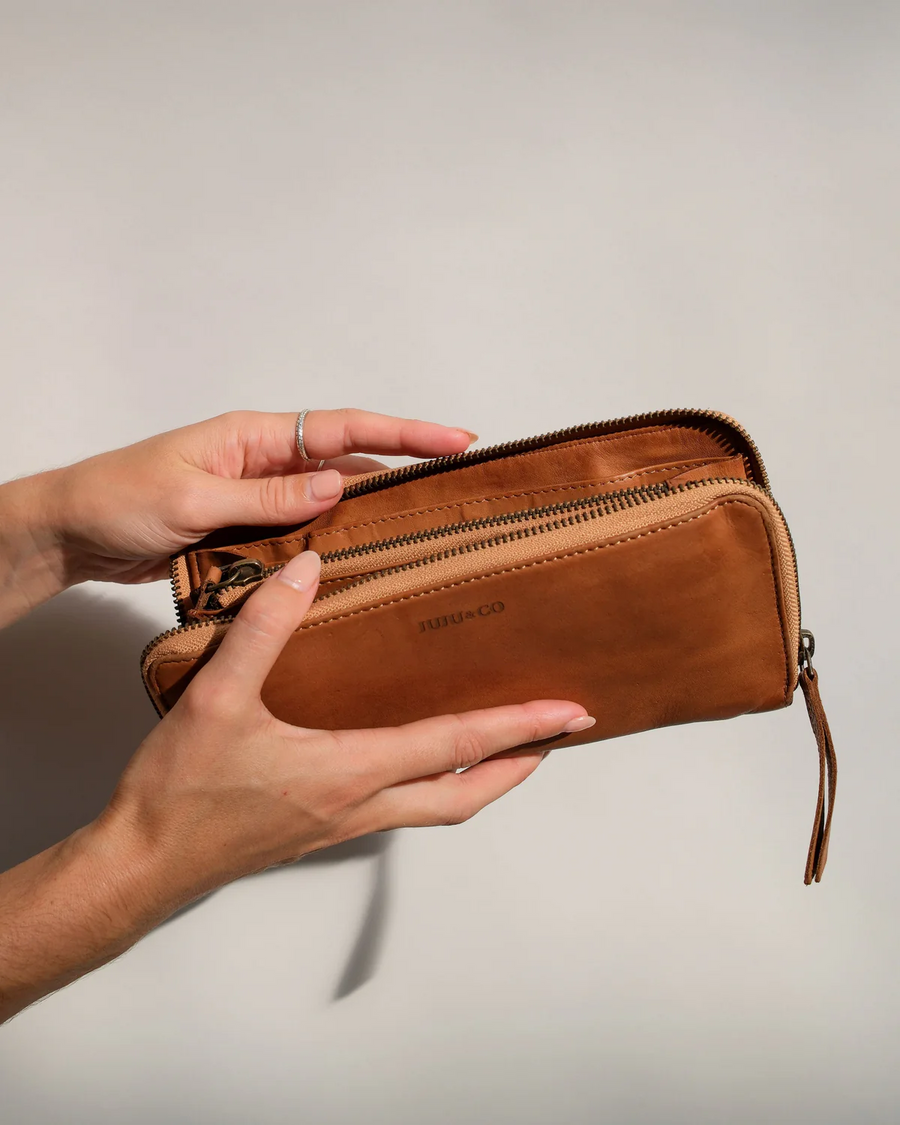 Juju & Co - Slim Wallet - Tan