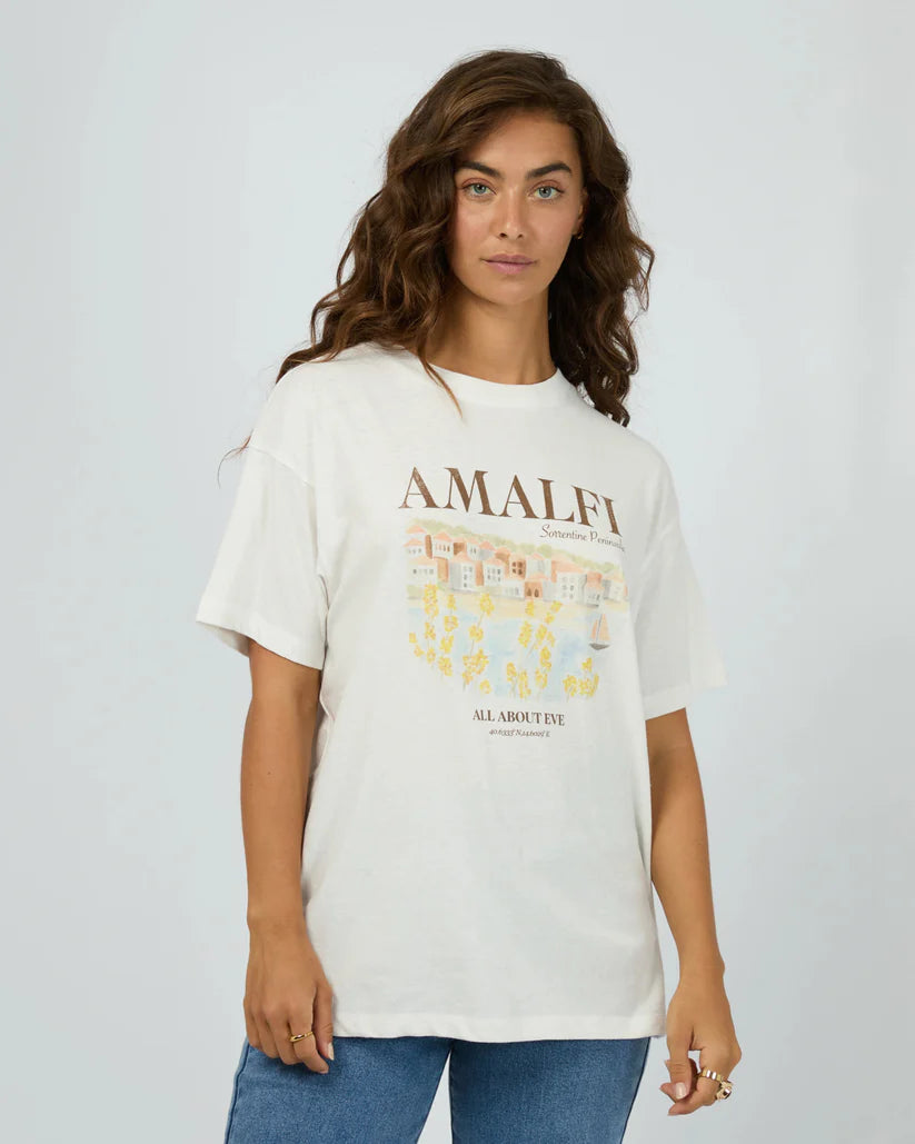 All About Eve - Amalfi Relaxed Tee - Vintage White