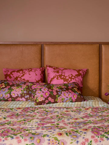 Bonnie & Neil - Gardenia Cerise - European Pillowcases (Set Of 2)