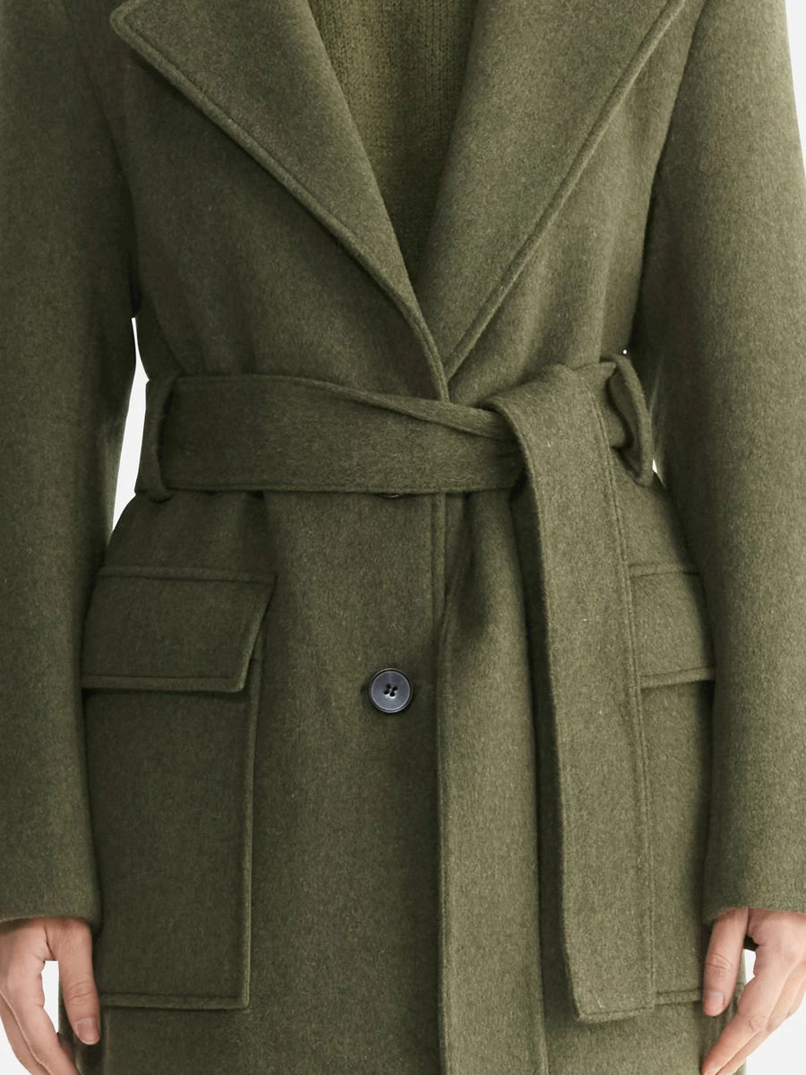 Ena Pelly - Madison Wool Coat - Forest