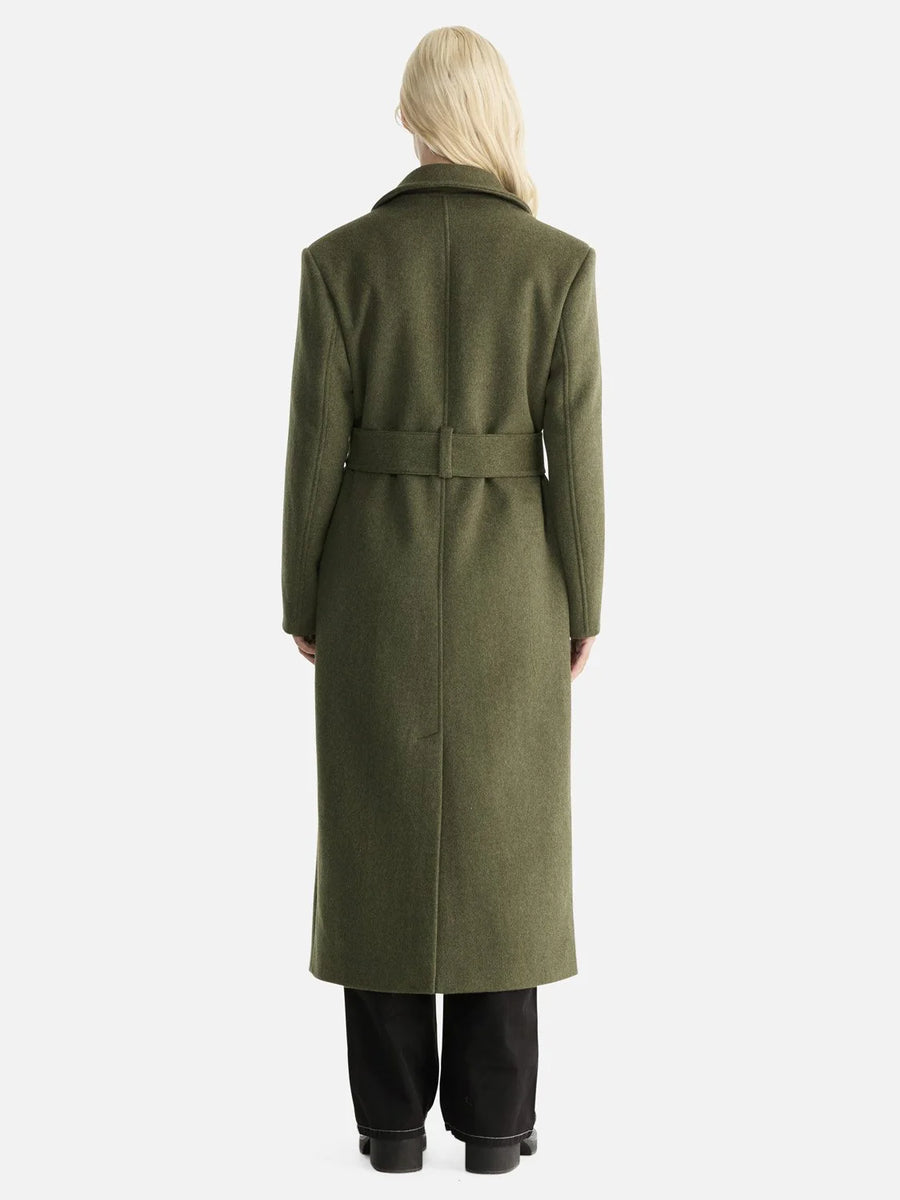 Ena Pelly - Madison Wool Coat - Forest