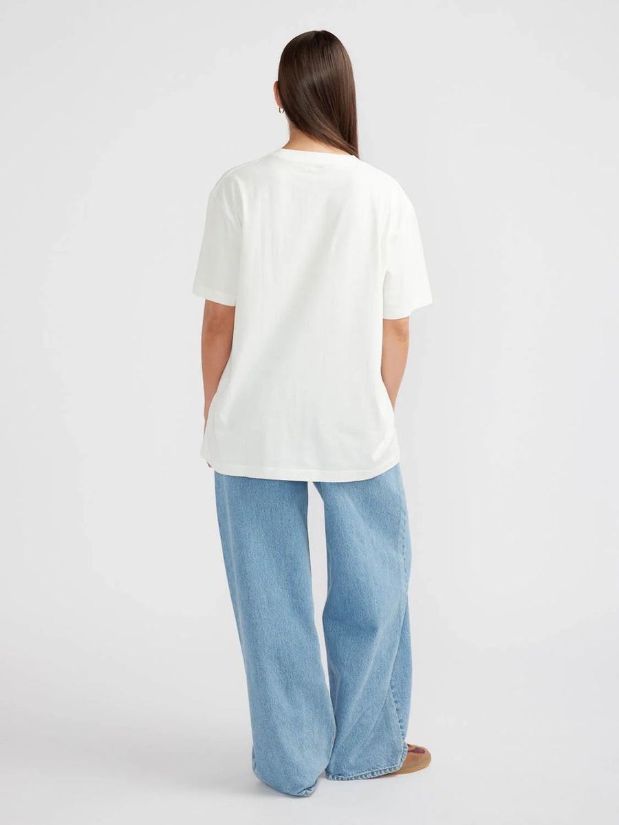Ena Pelly - Dual Snakes Tee - Vintage White