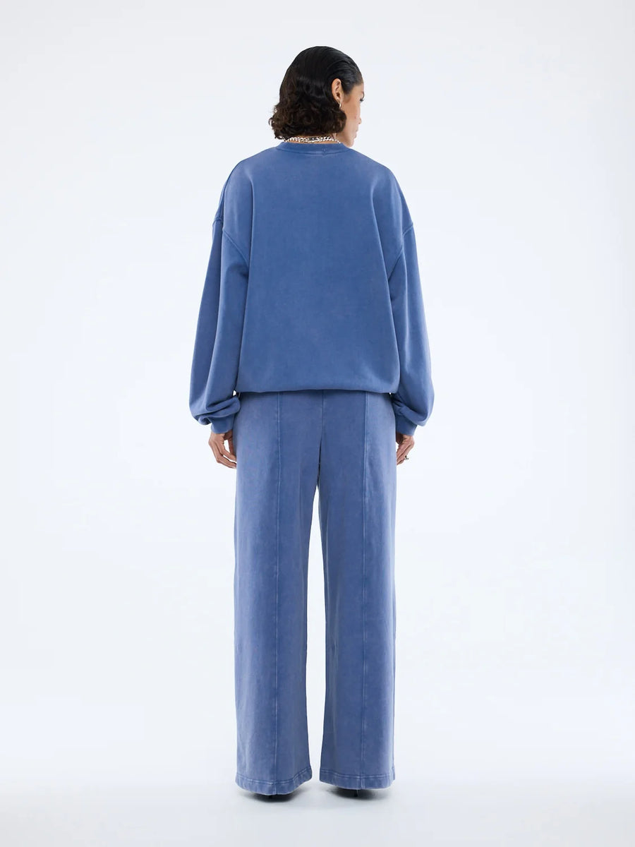 Ena Pelly - EP Varsity Sweatshirt - Indigo Wash