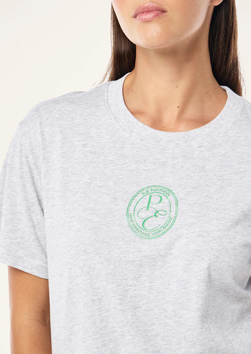 P.E Nation - EXPOSITION 2 TEE IN GREY MARLE
