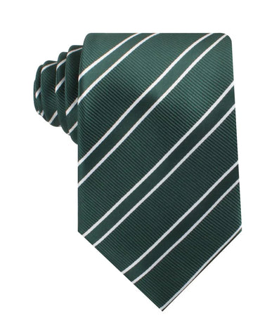 Otaa - Emerald Green Double Stripe Necktie