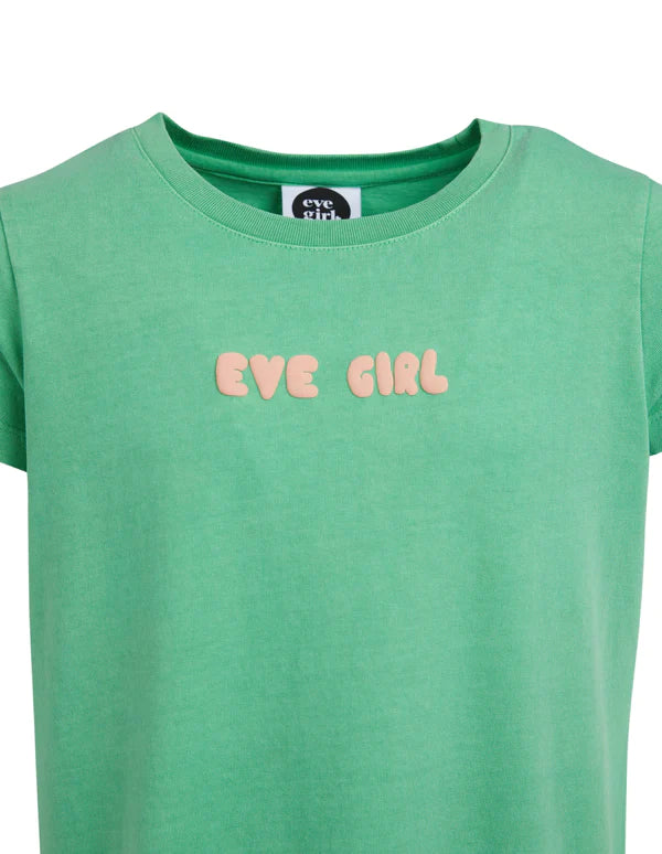 Eve Girl - Malibu Tee Dress - Green - Kids Size 3-7