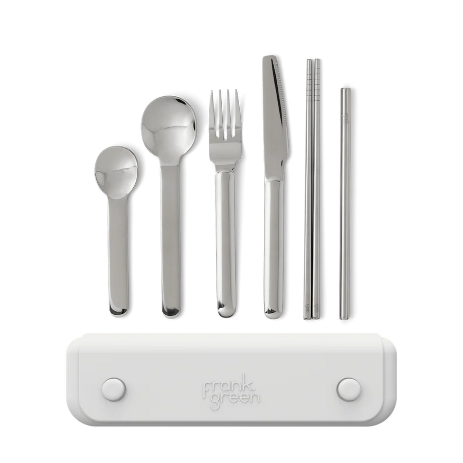 Frank Green - 6pc Cutlery Set w/ Pouch - Cloud