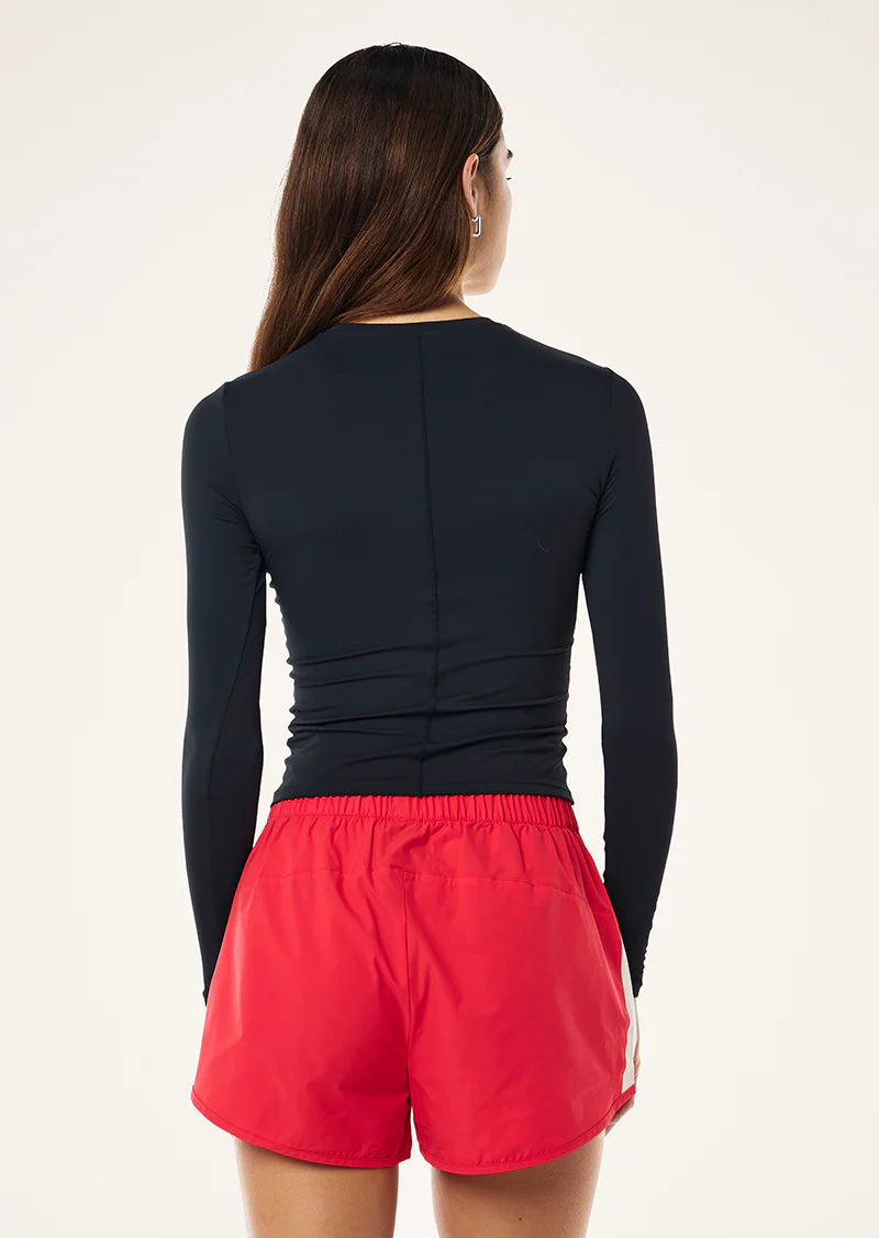 P.E Nation - FOUNDATION LONG SLEEVE TOP IN DARK SAPPHIRE