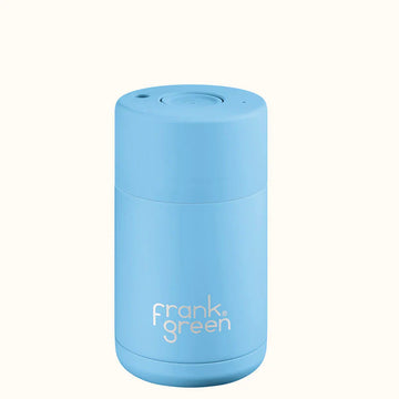 Frank Green - 10oz Reusable Cup with Push Button Lid - Sky Blue