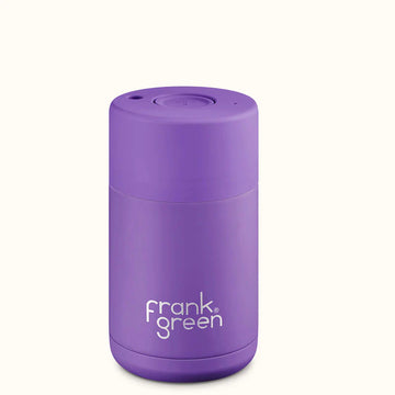 Frank Green - 10oz Reusable Cup with Push Button Lid - Cosmic Purple