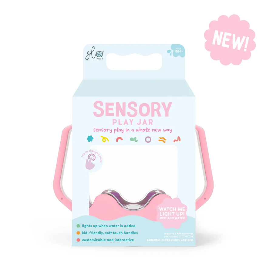 Jellystone Designs - Glo Pal Sensory Play Jar Pink
