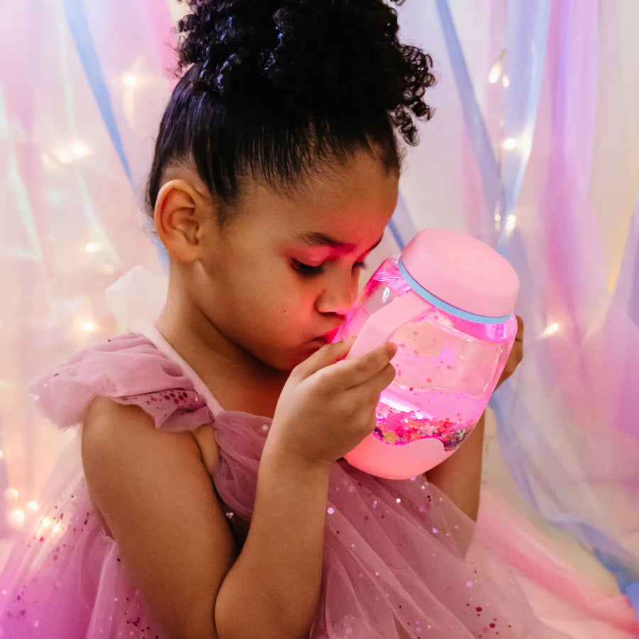 Jellystone Designs - Glo Pal Sensory Play Jar Pink