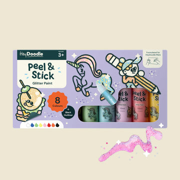 Hey Doodle - Peel & Stick Glitter Paint