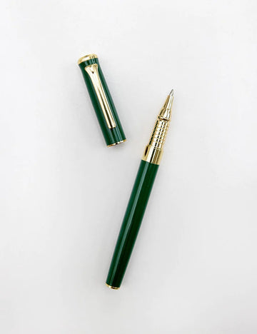 Bespoke Letterpress - Green Executive Gel Ink Pen