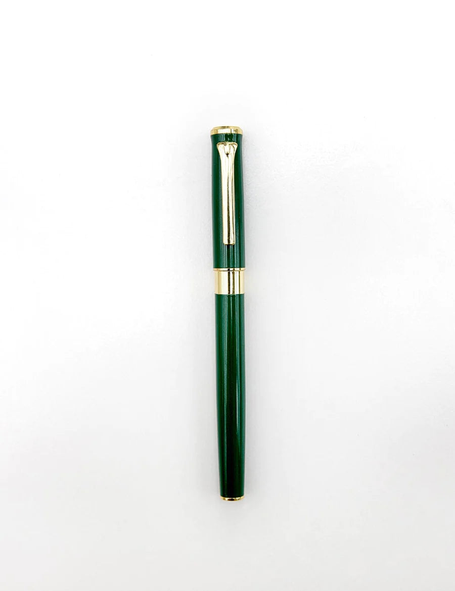 Bespoke Letterpress - Green Executive Gel Ink Pen