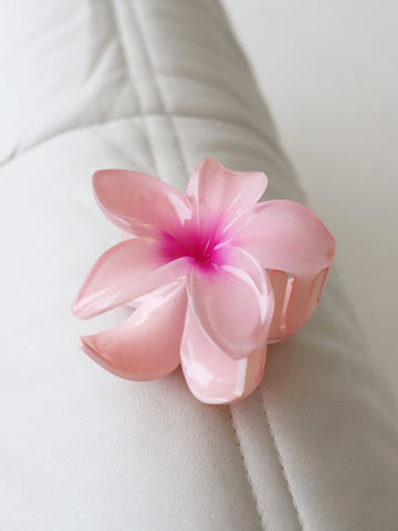 Angels Whisper - Aloha Flower Claw Clip - Pink