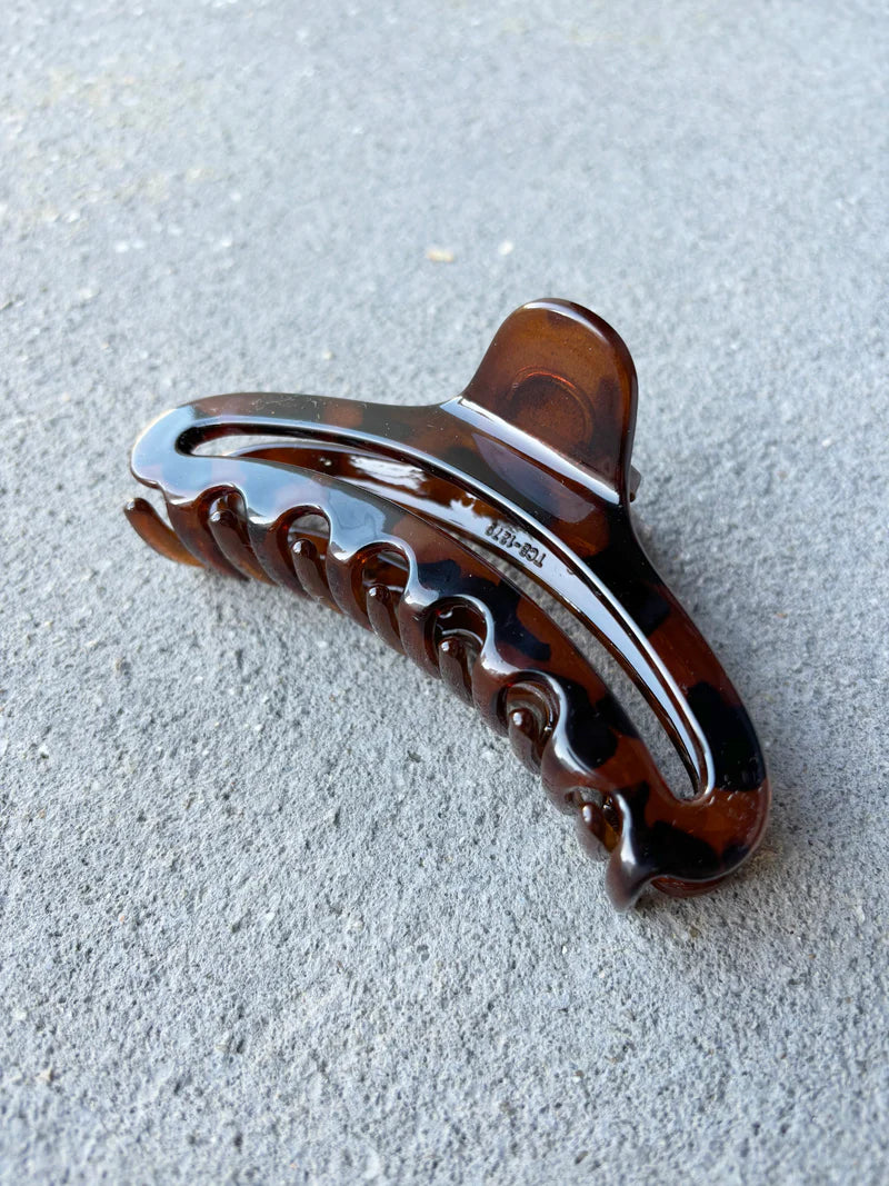 Angels Whisper - Zen Oval Claw Clip - Tortise