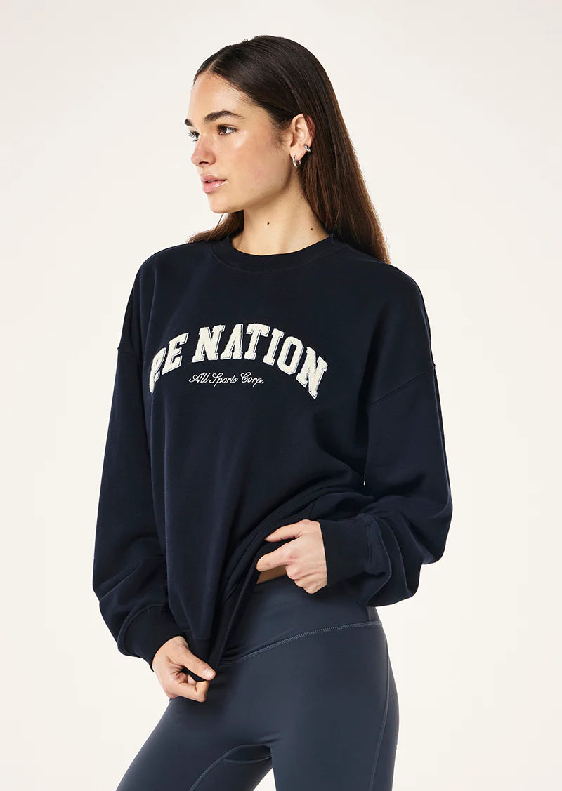 P.E Nation - HERITAGE SWEAT IN DARK SAPPHIRE