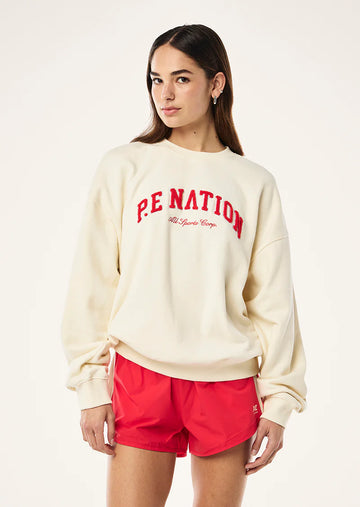P.E Nation - HERITAGE SWEAT IN WHISPER WHITE