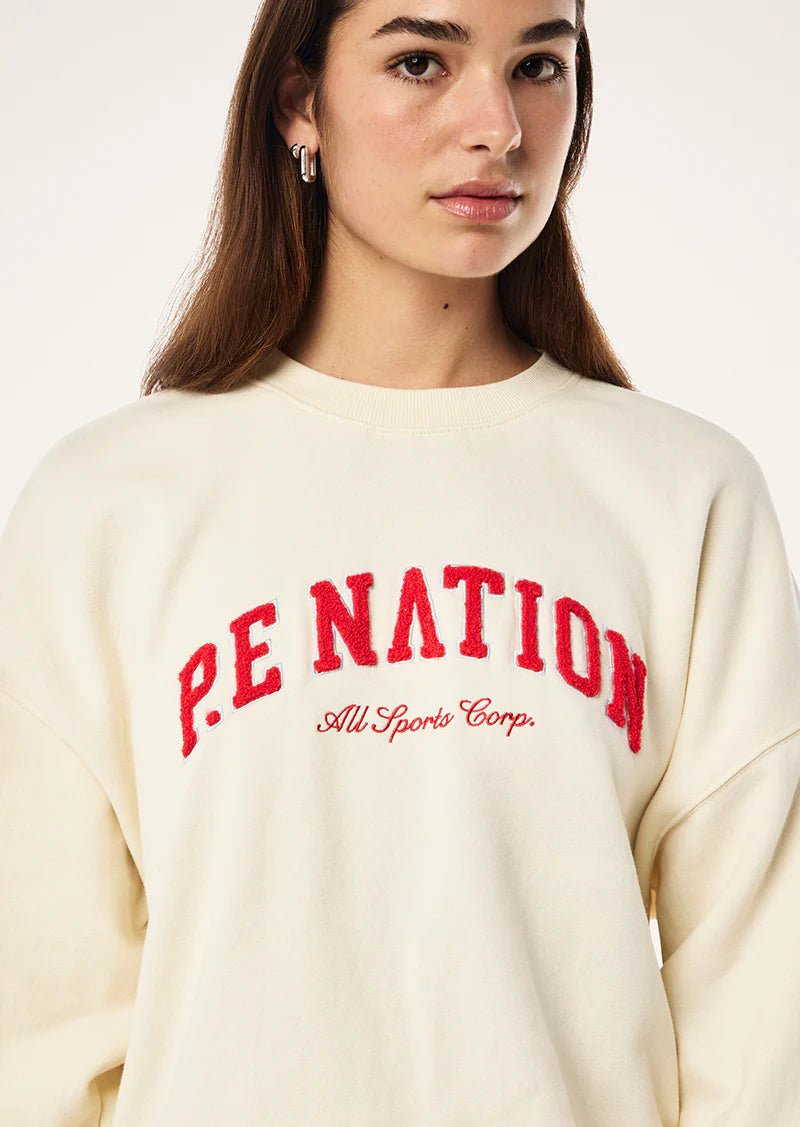 P.E Nation - HERITAGE SWEAT IN WHISPER WHITE