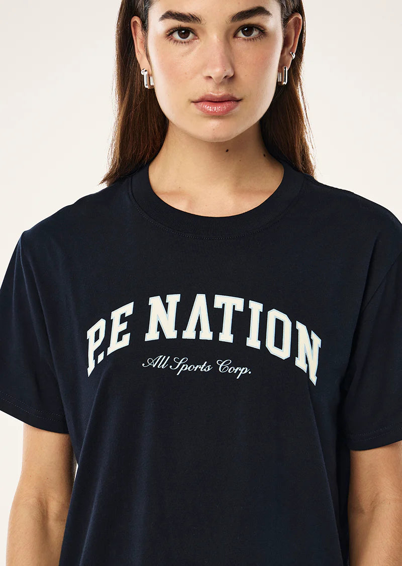 P.E Nation - HERITAGE TEE IN DARK SAPPHIRE
