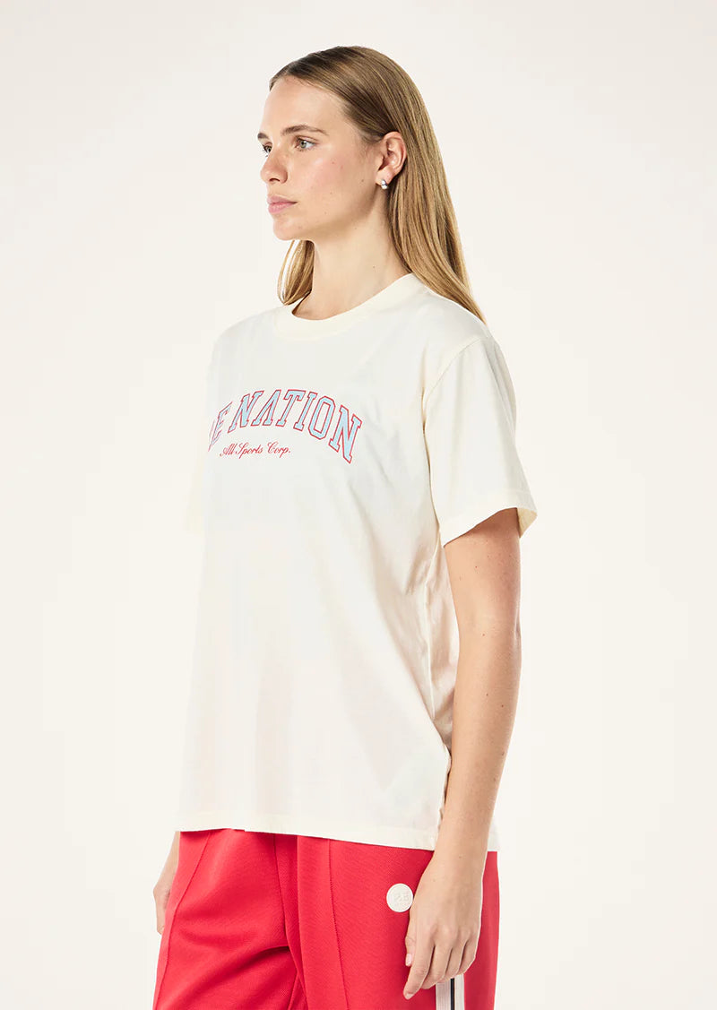 P.E Nation - HERITAGE TEE IN WHISPER WHITE
