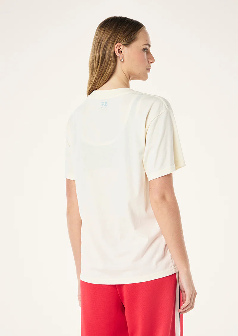 P.E Nation - HERITAGE TEE IN WHISPER WHITE