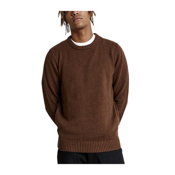 Mr Simple - Standard Knit Jumper - Brown Marle