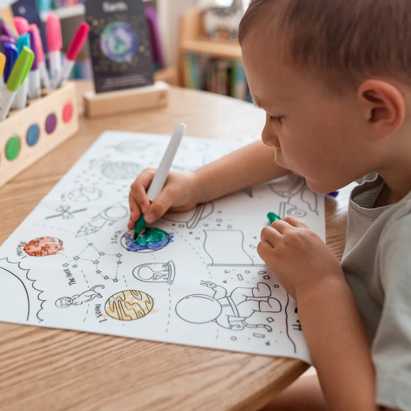 HeyDoodle - Outer Space Classic Colouring & Doodle Mat