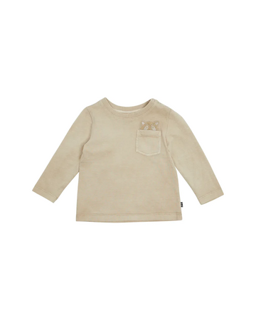 Animal Crackers - Raffael Long Sleeve Tee - Tan