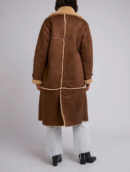 All About Eve - Mia Sherpa Jacket - Brown