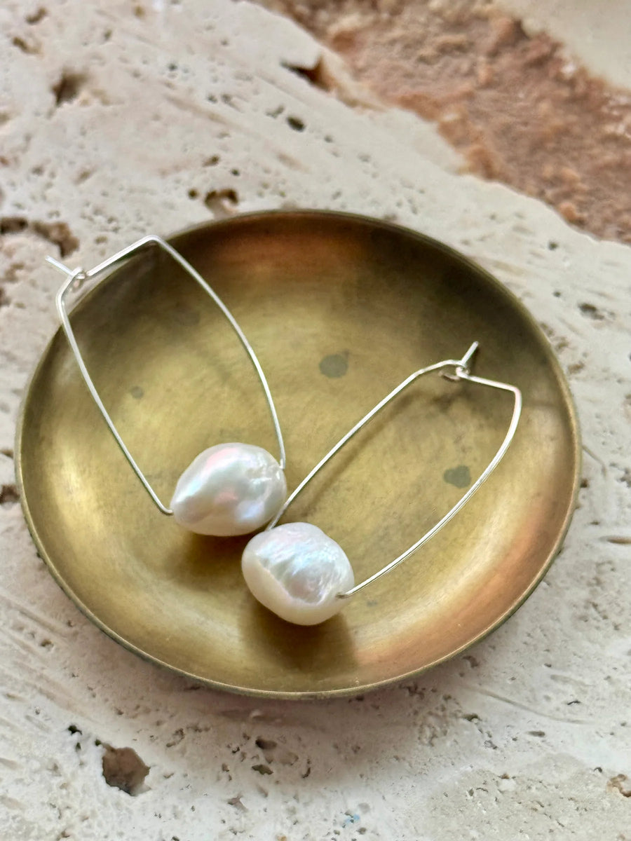Pop Design - Fresh Water Pearl Earrings - Edwina