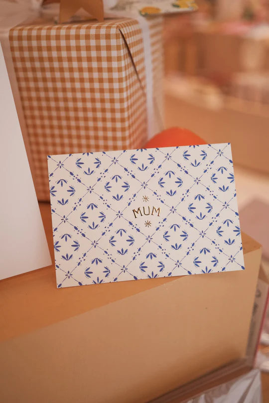 Honest Paper - 'Mum' Amalfi Tile Greeting Card