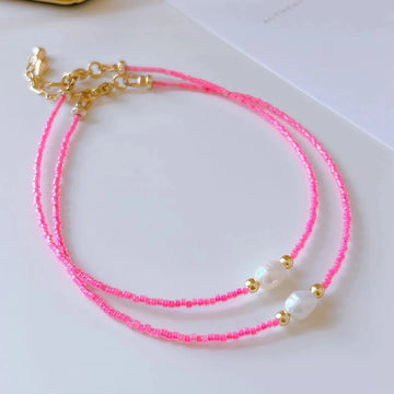 Pop Design - Pink Musk Pearl Bracelet