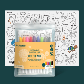 HeyDoodle - Into the Wild Classic Colouring & Doodle Mat