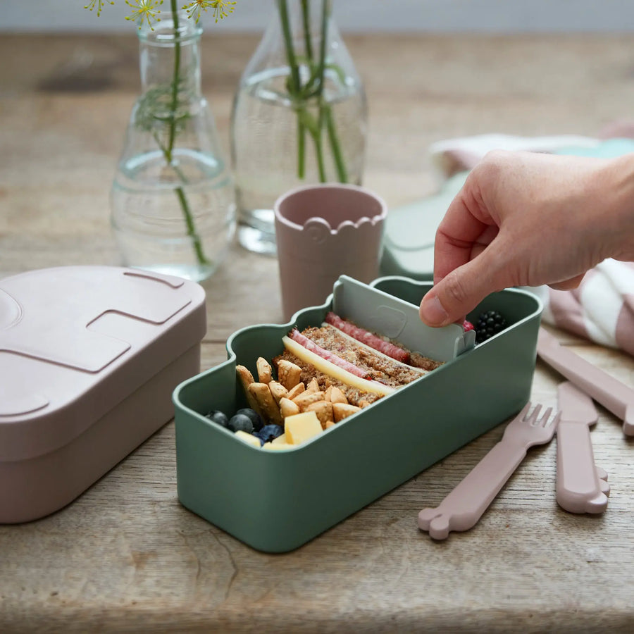 Done by Deer - Kiddish Lunch Box – Croco - Green