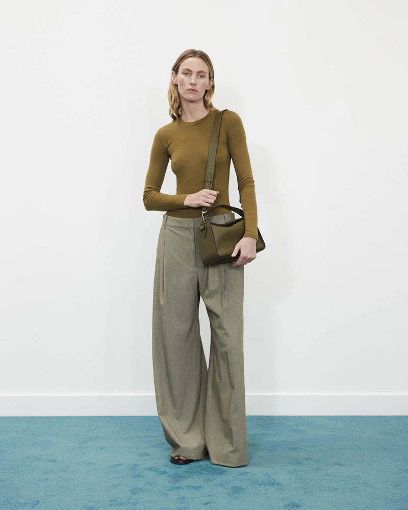 The Horse - Clementine bag - Olive Pebbled Leather