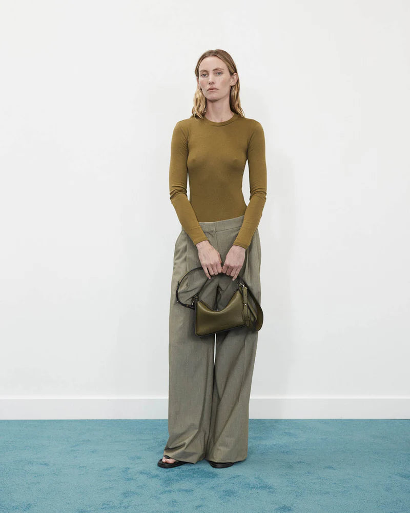 The Horse - Clementine bag - Olive Pebbled Leather