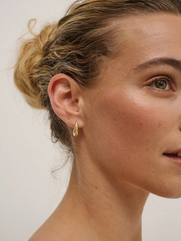 Angels Whisper - Dainty Stud 18K Gold Plated Earrings