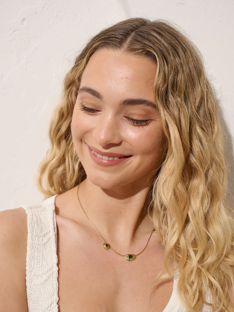 Angels Whisper - Gisel Eye 18k Gold Plated Necklace