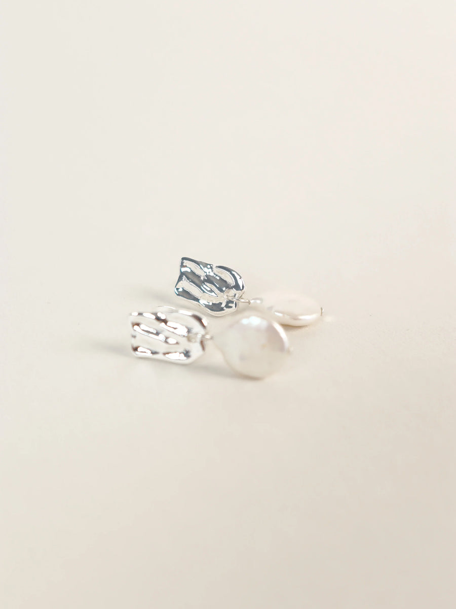 Angels Whisper - Messina Pearl Sterling Silver Earring