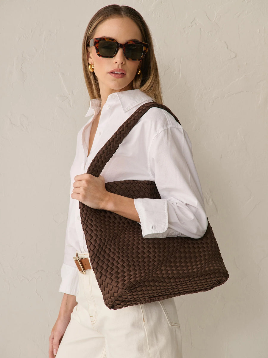 Angels Whisper - Layla Woven Tote bag - Brown