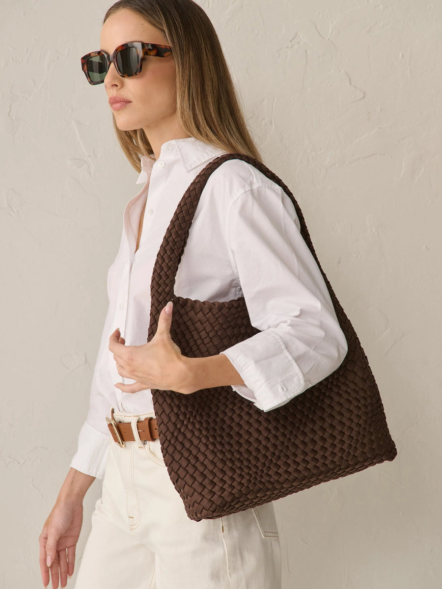 Angels Whisper - Layla Woven Tote bag - Brown