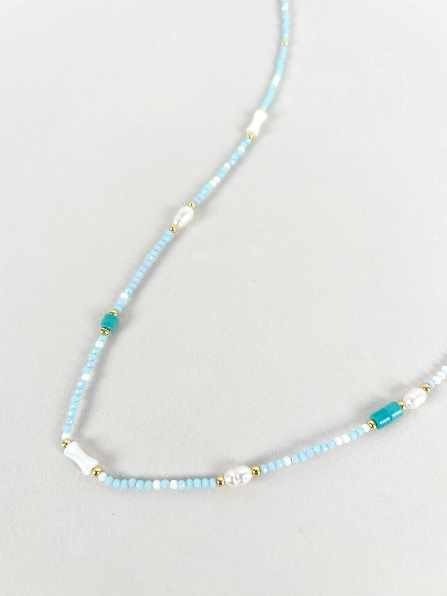 Angels Whisper - Calypso Pearl Beaded Necklace